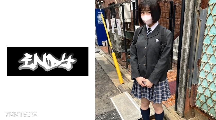 534POK-054 Face reveal [self-shot] ultra rare _ black stockings schoolgirl and sex selfie _ met on SNS beautiful legged girl gets inseminated sex