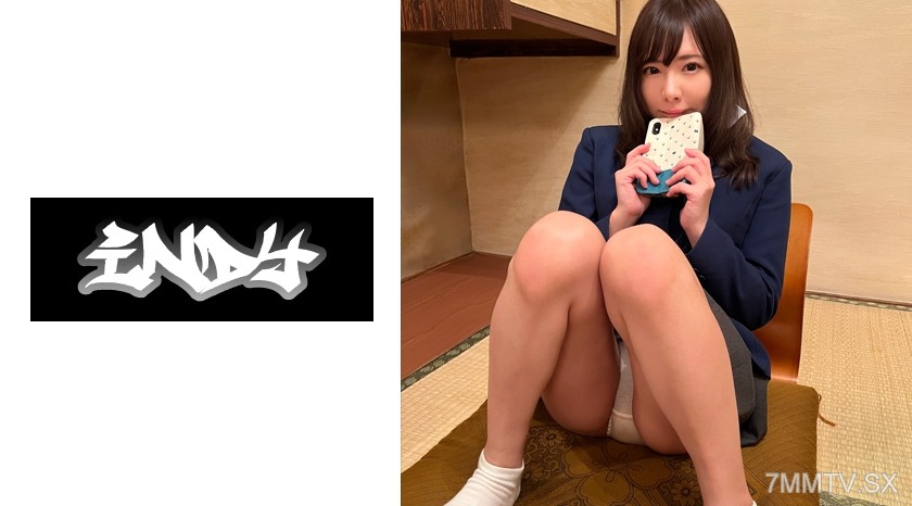 534POK-060 Face reveal [self-shot] super rare _ black stockings schoolgirl and sex selfie _ met on SNS beautiful legged girl gets fucked raw