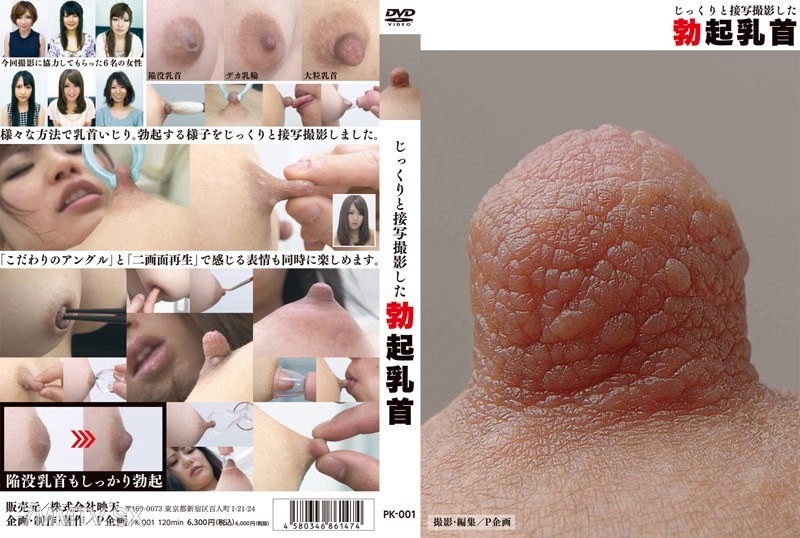 PK-001 Close-up shot of an erect nipple